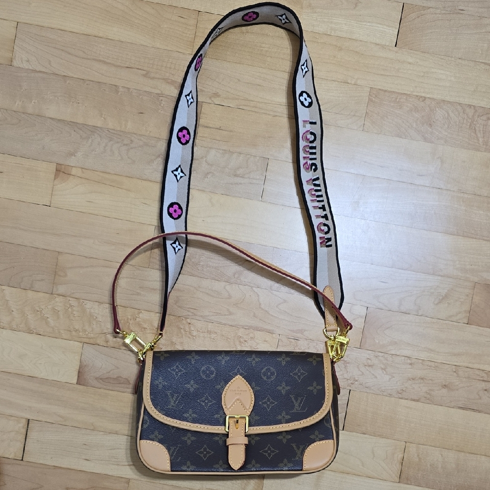 Louis Vuitton Monogram Brown and Tan Shoulder Bag